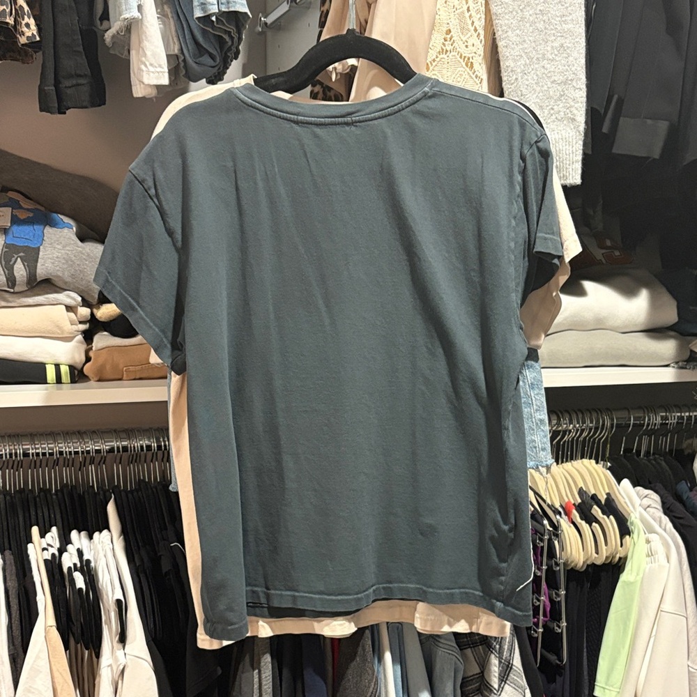 Daydreamer Ramble On Dreamer Graphic Tee - Slate Blue with Multicolor Print - Picture 2 of 2